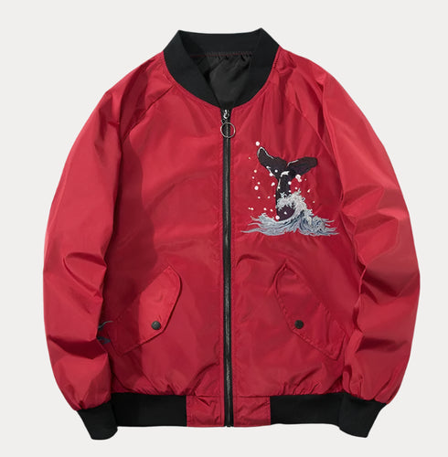 Embroidered Bomber Baseball Jackets